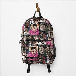 Pedro Pascal Character Collage Bagpack