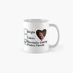 Mentally dating Pedro Pascal celebrity crush mug