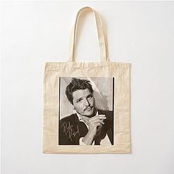 Pedro Pascal BW III Cotton Tote Bag