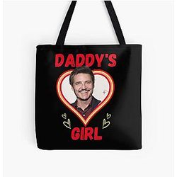 Pedro Pascal The Daddy of Us All Over Print Tote Bag