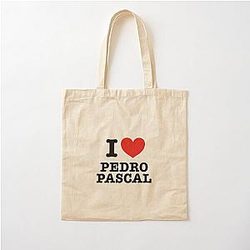 I love Pedro Pascal Cotton Tote Bag