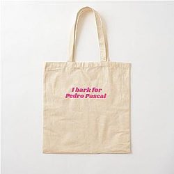 Bark for Pedro Pascal Sticker Cotton Tote Bag