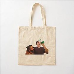 Pedro Pascal and Oscar Isaac Paint Art for 2021 Cotton Tote Bag