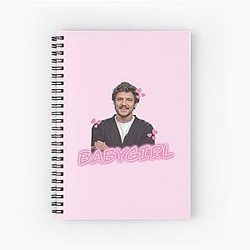 Pedro Pascal Spiral Notebook