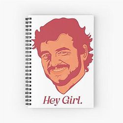 Pedro Pascal Spiral Notebook