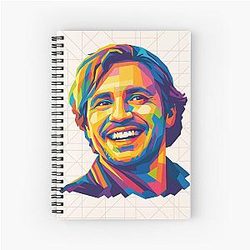 Pop Art Pedro Pascal Notebook
