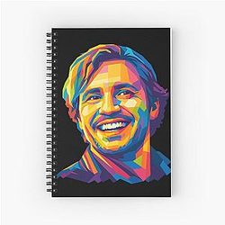 Pop Art Pedro Pascal Spiral Notebook