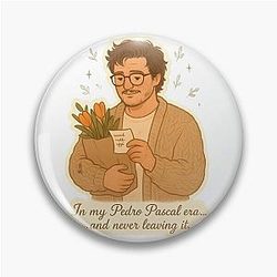 Pedro Pascal Cute Cozy Sticker Soft Aesthetic Fan Art Vinyl Decal Pin