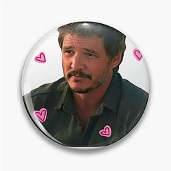 Pedro Pascal with a Pin