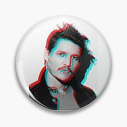 Pedro Pascal in 3D Handsome Look Pin