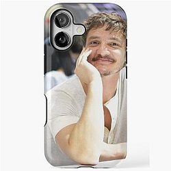 Smiley Pedro Pascal iPhone Tough Case