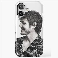 Handsome Pedro Pascal Vintage Side View iPhone Tough Case