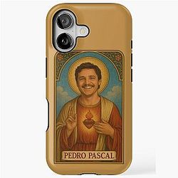 Saint Pedro Pascal Protector of Chaotic Vibes iPhone Tough Case