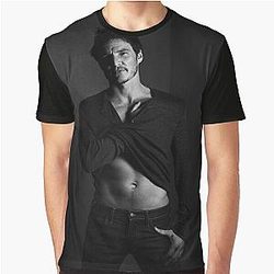 Pedro Pascal BW Graphic T-Shirt