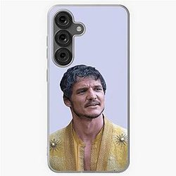Pedro Pascal Playing a Samsung Galaxy Case