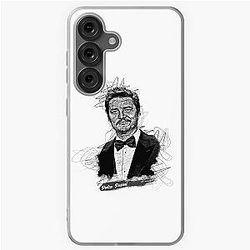 Pedro Pascal Abstract Sketch Art Samsung Galaxy Soft Case