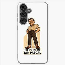 Step on Me Mr Pascal Funny Pedro Pascal Fan Sticker Samsung Galaxy Soft Case