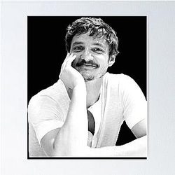 Women Men Cute Pedro Pascal In Band Vintage Poster