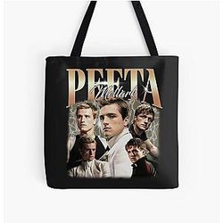 Peeta Mellark Vintage Unisex Limited Peeta Mellark Gift Idea Fan All Over Print Tote Bag