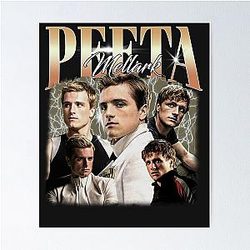 Peeta Mellark Vintage Unisex Gift Idea Fan Poster