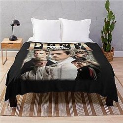 Peeta Mellark Vintage Unisex Gift Idea Fan Throw Blanket