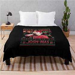 Peeta Mellark Have Merry Ugly Throw Blanket