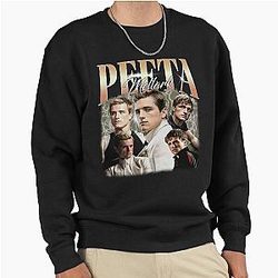 Peeta Mellark Vintage Unisex Limited Edition Gift Idea Fan Pullover Sweatshirt