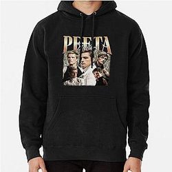 Peeta Mellark Unisex Vintage Gift Idea for Fan Pullover Hoodie