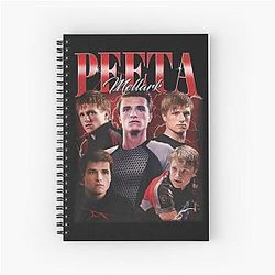 Prefect Peeta Mellark Spiral Notebook