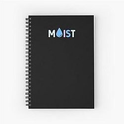 Moist Critical Penguinz0 Logo ColorFull 3D Spiral Notebook