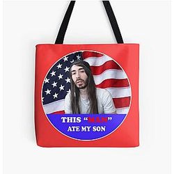 Cr1TiKaL Ate My Son - Funny Meme All Over Print Tote Bag