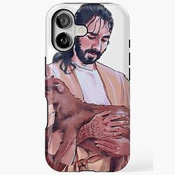 Moistcr1ixel and the Lost Lamb iPhone Case