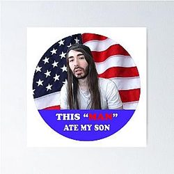 Cr1TiKaL Ate My Son - Funny Poster