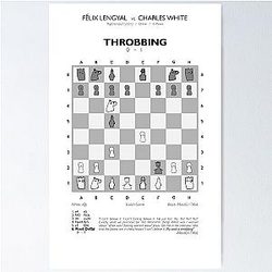 Throbbing - xQc vs MoistCr1tiklas - Infamous Chess Poster