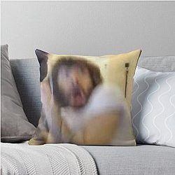 Cr1tikal vs Flying Cockroaches Throw Pillow