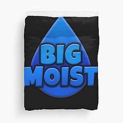 Moistcr1tikal Official Merch, Penguinz0 Official T-Shirts & More Duvet Cover