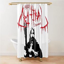 Moist Critical Death Metal Shower Curtain