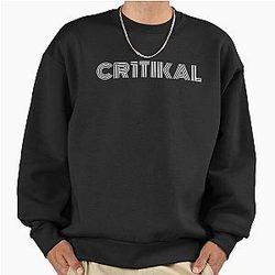 Cr1tik4l Logo Premium Oversized Sweatshirt