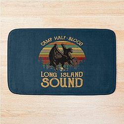 Vintage Percy Jackson Camp Half Blood Long Island Sound Sunset Bath Mat