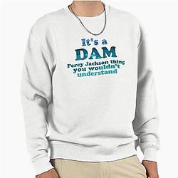 It's a Percy Jackson Thing Blue Sea Writing Sweatshirt