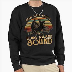 Vintage Percy Jackson Camp Half Blood Long Island Sound Sunset Sweatshirt
