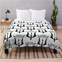 Percy Jackson and the Olympians Series Camp Half Blood T Shirt Throw Blanket