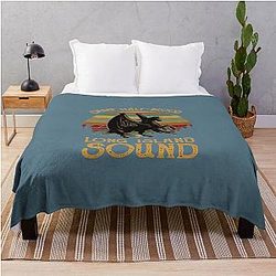 Vintage Percy Jackson Camp Half Blood Long Island Sound Throw Blanket