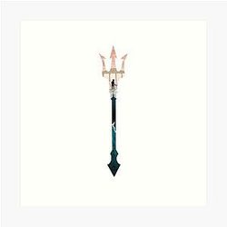 Percy Jackson Trident Art Print
