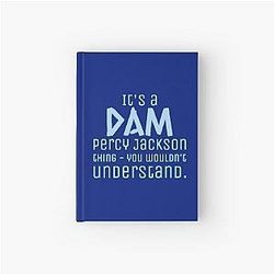 It's a Percy Jackson Hardcover Journal