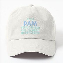 It's a Percy Jackson thing drawing dad hat.