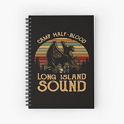 Vintage Percy Jackson Camp Half Blood Spiral Notebook