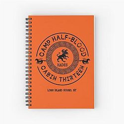 Cabin Thirteen Percy Jackson Camp Half Blood Spiral Notebook