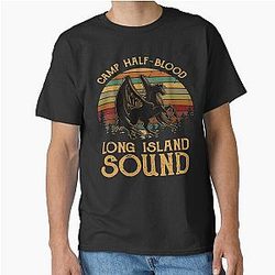 Percy Jackson Camp Half Blood Long Island Sound Sunset Classic T-Shirt