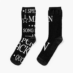 I Speak In Hamilton Song And Percy Jackson Socks